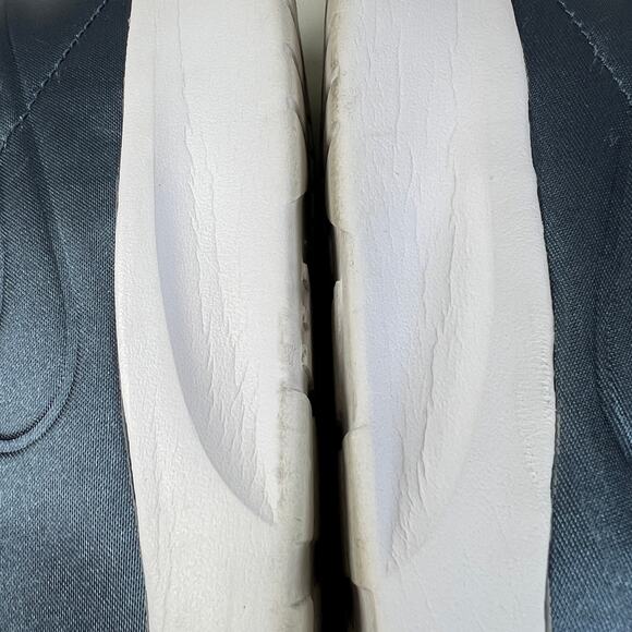 Nike Tanjun Premium Satin Running Shoes Women's 8 Blue and White Sneakers - Picture 10 of 12